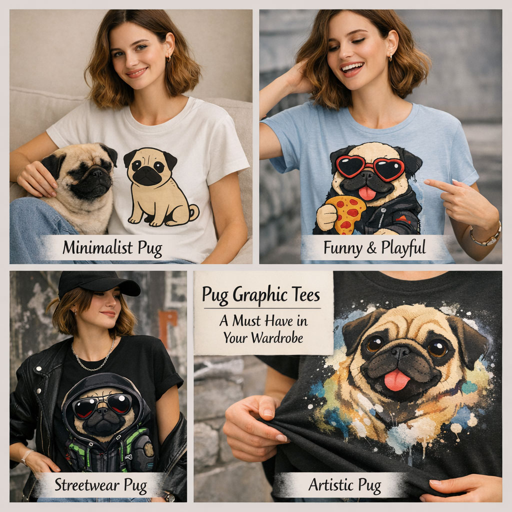 Top Pug T-Shirt Styles You Should Try