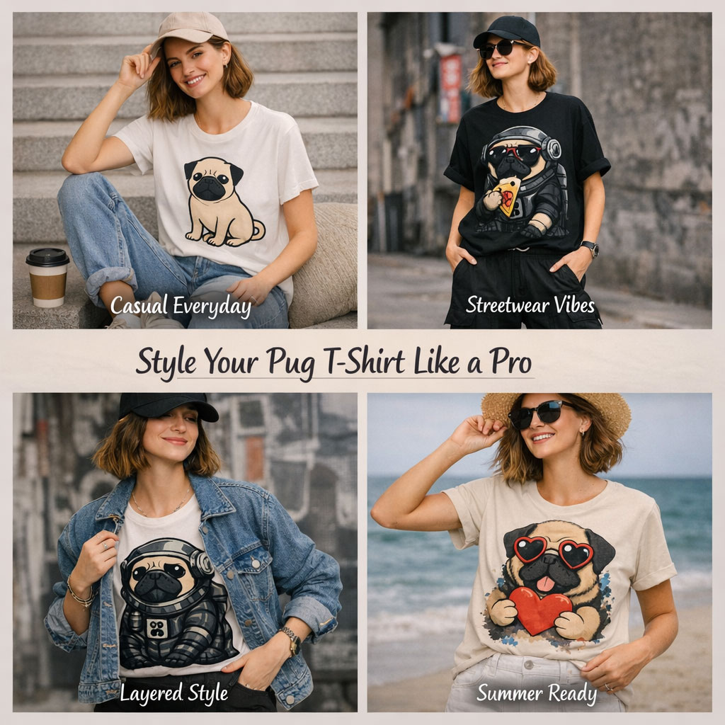How to Style Pug T-Shirts Like a Pro