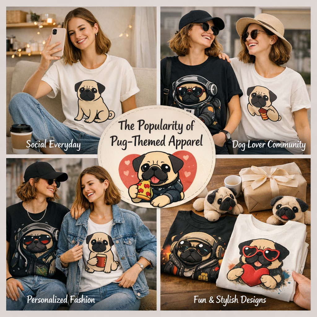 The Growing Popularity of Pug-Themed Apparel